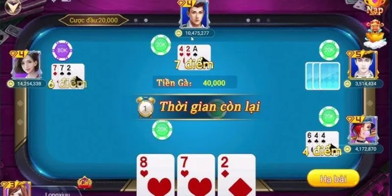 Tổng hợp các mức cược và phần thưởng trong game Ba Cây